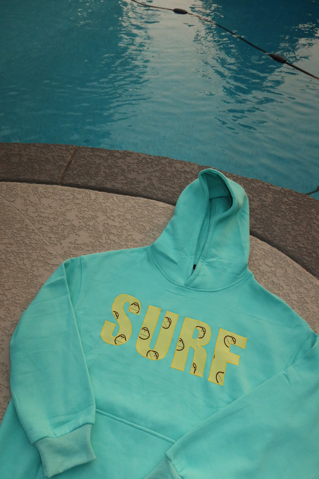 turquoise sun bum surf hoodie