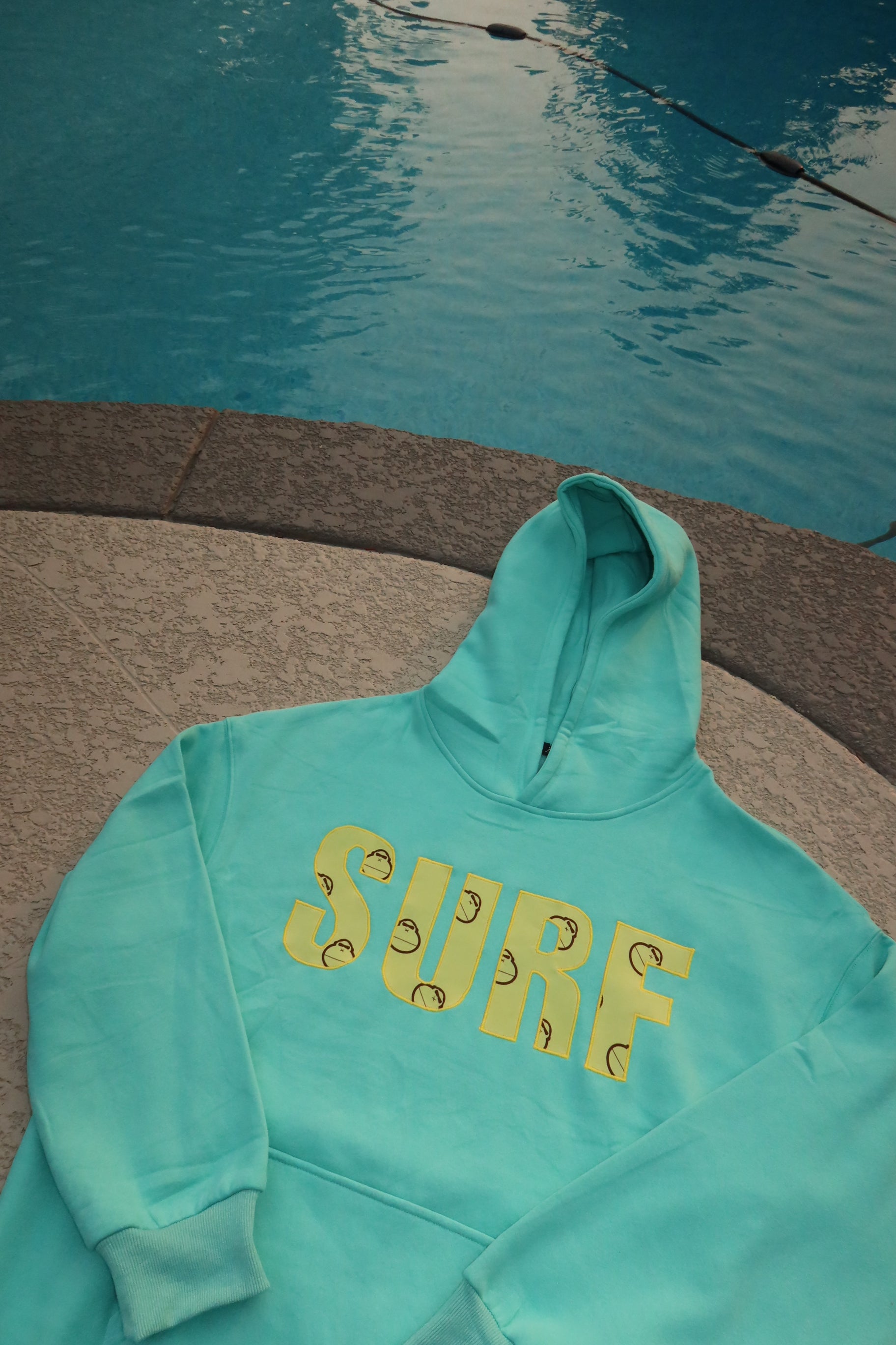 turquoise sun bum surf hoodie