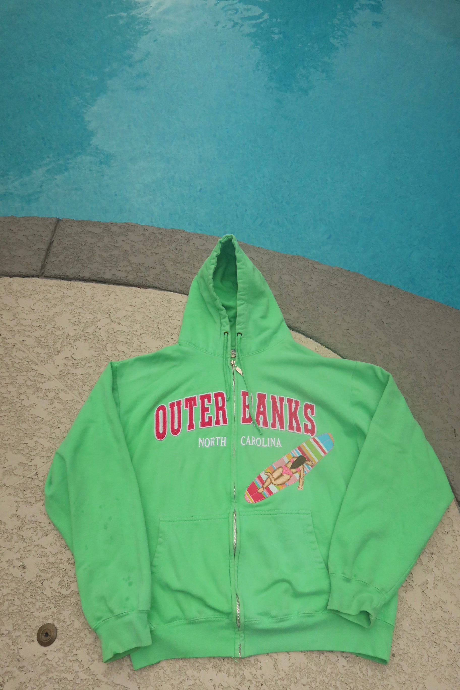 outer banks surfer zip up